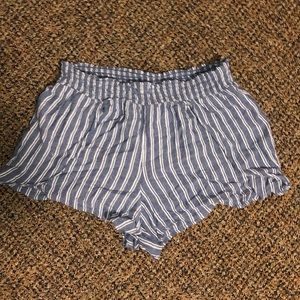 American Eagle linen wrap shorts